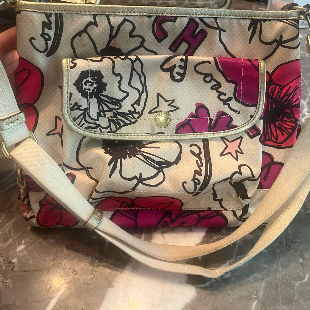 Coach Floral convertible shoulder bag